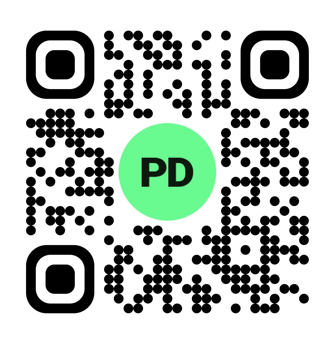 QR code to download PeopleDo from the Apple App Store